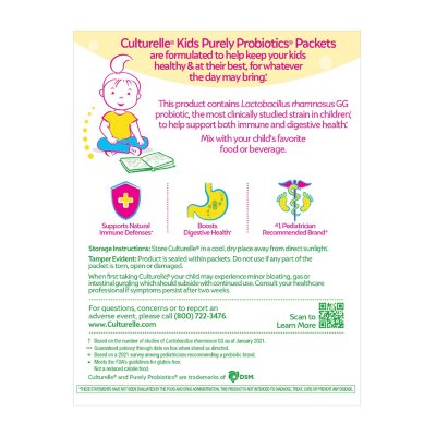 Culturelle Kids Purely Probiotics Packets 60 ct.