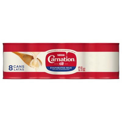 Carnation Evaporated Milk, 12 fl. oz. cans, 8 pk.