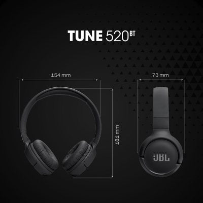 JBL Tune 520 Bluetooth Wireless On-Ear Headphones