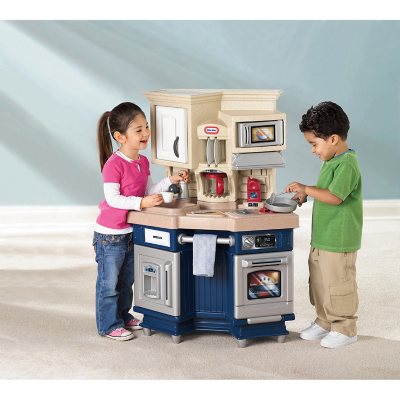 Little Tikes Super Chef Kitchen - Blue & Cream