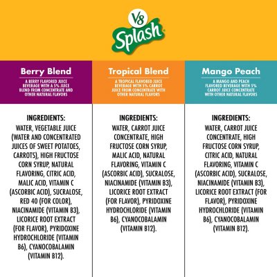 V8 Splash Variety Pack 12 oz., 18 pk.