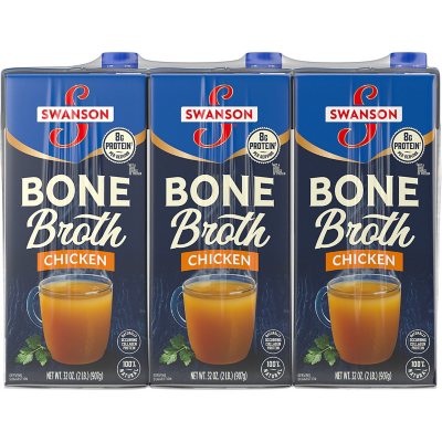 Swanson Hühnerknochenbrühe, 946 ml, 3er-Pack