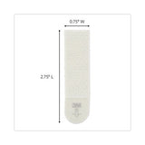 Command Picture Hanging Strips, Cabinet Pack, Removable, 0.75" x 2.75", White, 4/Set, 50 Sets/Carton