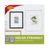 Command Picture Hanging Strips, Cabinet Pack, Removable, 0.75" x 2.75", White, 4/Set, 50 Sets/Carton