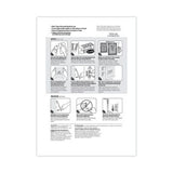 Command Picture Hanging Strips, Cabinet Pack, Removable, 0.75" x 2.75", White, 4/Set, 50 Sets/Carton