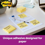 Post-it Notes, 3" x 3", Canary Yellow, 27 Pads, 2,700 Total Sheets