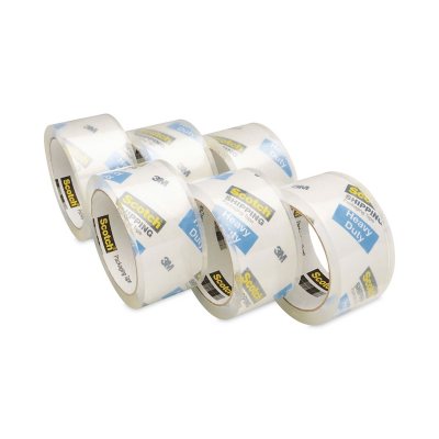 Scotch 3850 Heavy-Duty Packaging Tape, 3" Core, 1.88" x 54.6 yds, Clear, 36/Carton