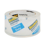 Scotch 3850 Heavy-Duty Packaging Tape, 3" Core, 1.88" x 54.6 yds, Clear, 36/Carton