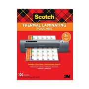 Scotch - Letter Size Thermal Laminating Pouches, 3 mil, 11 1/2 x 9 - 100 per pack