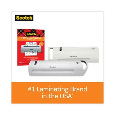 Scotch - Letter Size Thermal Laminating Pouches, 3 mil, 11 1/2 x 9 - 100 per pack