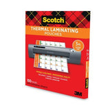 Scotch - Letter Size Thermal Laminating Pouches, 3 mil, 11 1/2 x 9 -  100 per pack