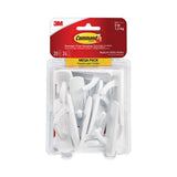 Command Hooks, Medium, 3lb Capacity, White, 20 Hooks & 24 Strips