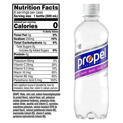 Propel Zero Water Variety Pack 16.9 fl. oz., 24 pk.