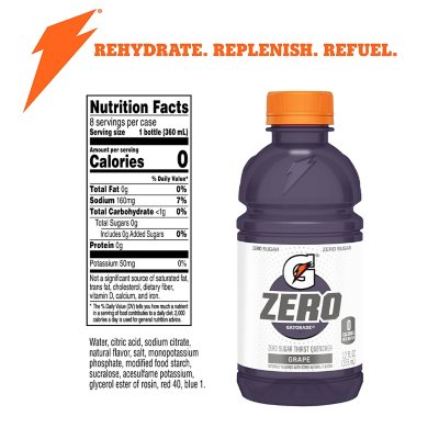 Gatorade Zero Sugar Thirst Quencher, Variety Pack 12 fl. oz., 28 pk.