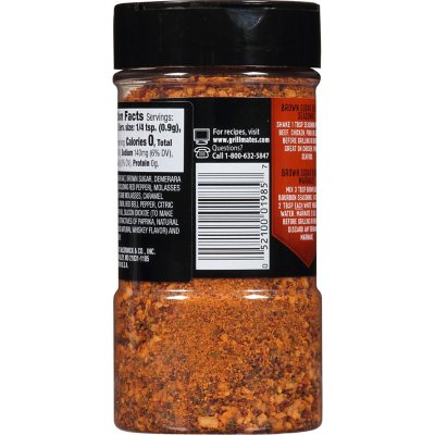 McCormick Grill Mates Brown Sugar Bourbon Seasoning 9.5 oz.