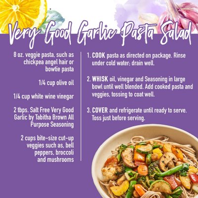 Very Good Garlic by Tabitha Brown All-Purpose Salt-Free Seasoning 11.4 oz.