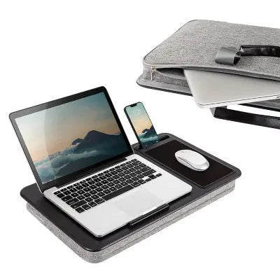 LAPGEAR Home Office Schoß-Schreibtisch mit Aufbewahrung