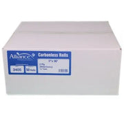 Alliance 2-Ply Carbonless Receipt Rolls, 3"x90', White/Canary, 50 Rolls