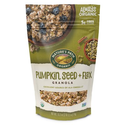 Nature's Path Bio-Granola Kürbiskerne Plus Leinsamen, 999 g.