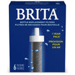 Brita Premium Water Bottle Replacement Filters, 6 Count