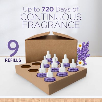 Air Wick Scented Oil Air Freshener, Fresh Linen, 9 refills