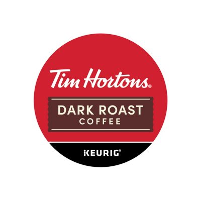 Tim Hortons Premium K-Cup Coffee Pods, Dark Roast, 100 ct.