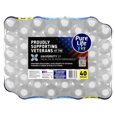 Pure Life Purified Water 16.9 fl. oz., 40 pk.
