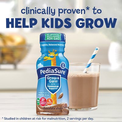 PediaSure Grow and Gain Nutrition Shake for Kids, Chocolate (8 fl. oz., 24 pk.)