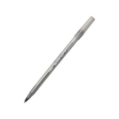 BIC Round Stic Xtra Life, Medium Point, 96 ct., Black