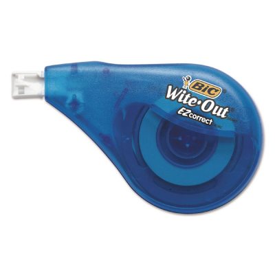 BIC Wite-Out EZ Correct Correction Tape, Non-Refillable, 1/6" x 472", 10 pk.