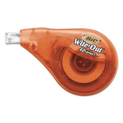 BIC Wite-Out EZ Correct Correction Tape, Non-Refillable, 1/6" x 472", 10 pk.