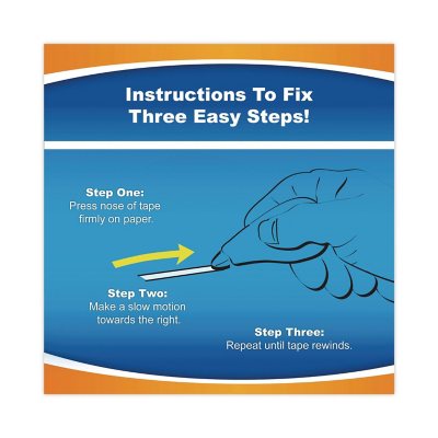 BIC Wite-Out EZ Correct Correction Tape, Non-Refillable, 1/6" x 472", 10 pk.