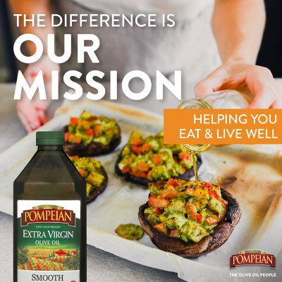 Pompeian Smooth Extra Virgin Olive Oil, 68oz.