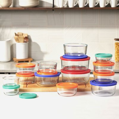 Pyrex Simply Store 28-Piece Glass Food Storage Set