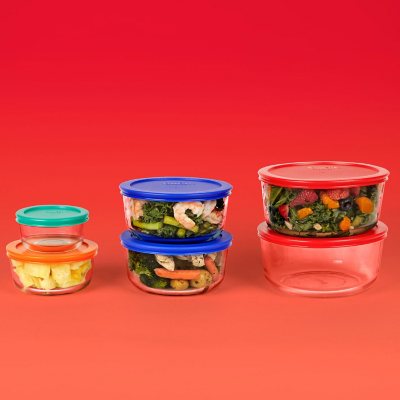 Pyrex Simply Store 28-Piece Glass Food Storage Set