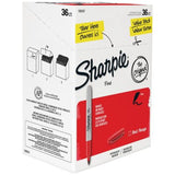 Sharpie Permanent Marker, Fine Point, Select Color - 36/Pack