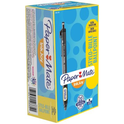Paper Mate InkJoy 300RT Ballpoint Pen, 1mm, Black, 36pk.