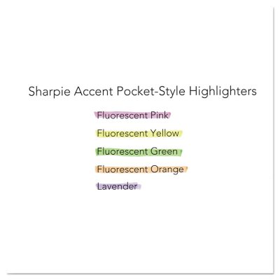 Sharpie Pocket Highlighters - Office Pack, Chisel Tip, Yellow, 36 per pack