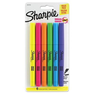 Sharpie Pocket Highlighters - Office Pack, Chisel Tip, Yellow, 36 per pack