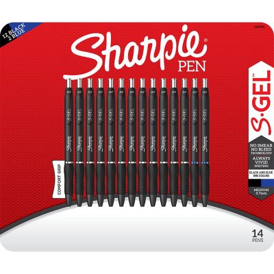 Sharpie S-Gel, Gel Pens, Medium Point 0.7mm, Assorted Colors, 14 Count