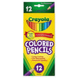 Crayola Long-Length Colored Pencil Set, 3.3 mm, 2B #1, 12 ct.