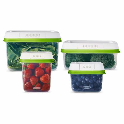 FreshWorks Food Storage Containers, 8-Piece Set