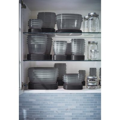 Rubbermaid Easy Find Lids Food Storage Containers with SilverShield Antimicrobial Product Protection, 46-Piece Set