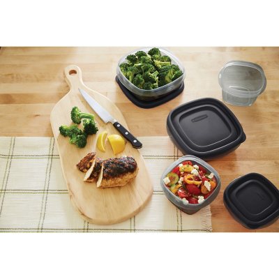 Rubbermaid Easy Find Lids Food Storage Containers with SilverShield Antimicrobial Product Protection, 46-Piece Set