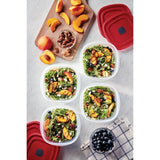 Rubbermaid 50-Piece EasyFind Lids Vented Food Storage Set