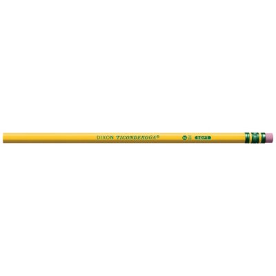 Ticonderoga Woodcase Pencil, HB #2, Yellow Barrel, 96ct.