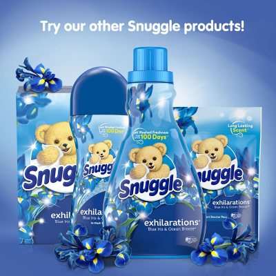 Snuggle Scent Boosters Pacs, Blue Iris and Ocean Breeze, 115 ct.