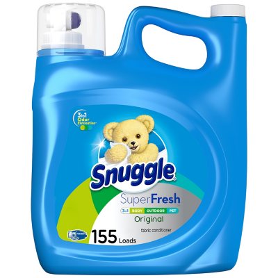 Snuggle Plus SuperFresh Liquid Fabric Softener 164 fl. oz., 155 loads