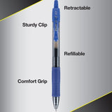 Pilot G2 Retractable Gel Pens, Fine 0.7mm, 16 Pack, Select Color