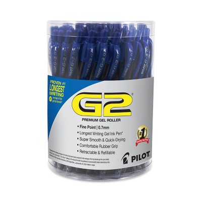 Pilot G2 Premium Retractable Gel Ink Pen, Refillable, .7 mm, Black, 36 pk.